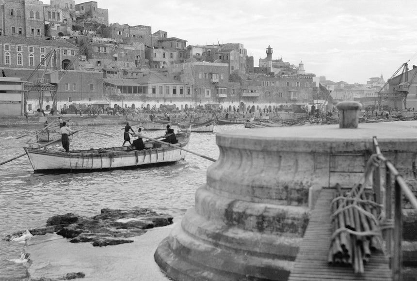 A view of the port of Jaffa