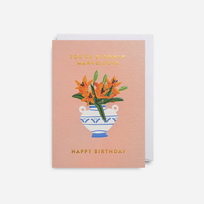 Greeting Card - You're bloomin' marvellous