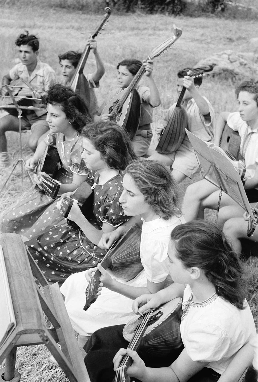 Children Playing Mandolins