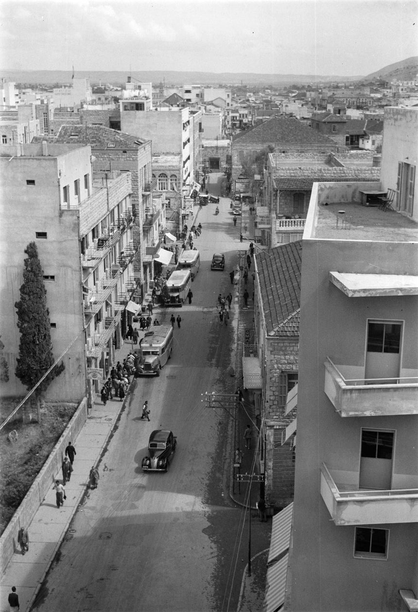 A View from the Savoy Hotel in Haifa