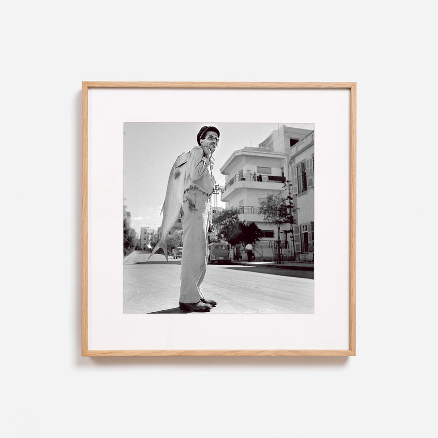 Light oak frame