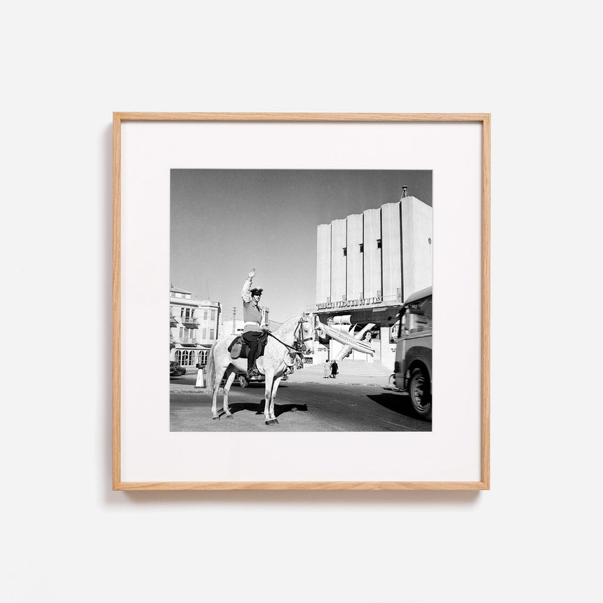 Light oak frame