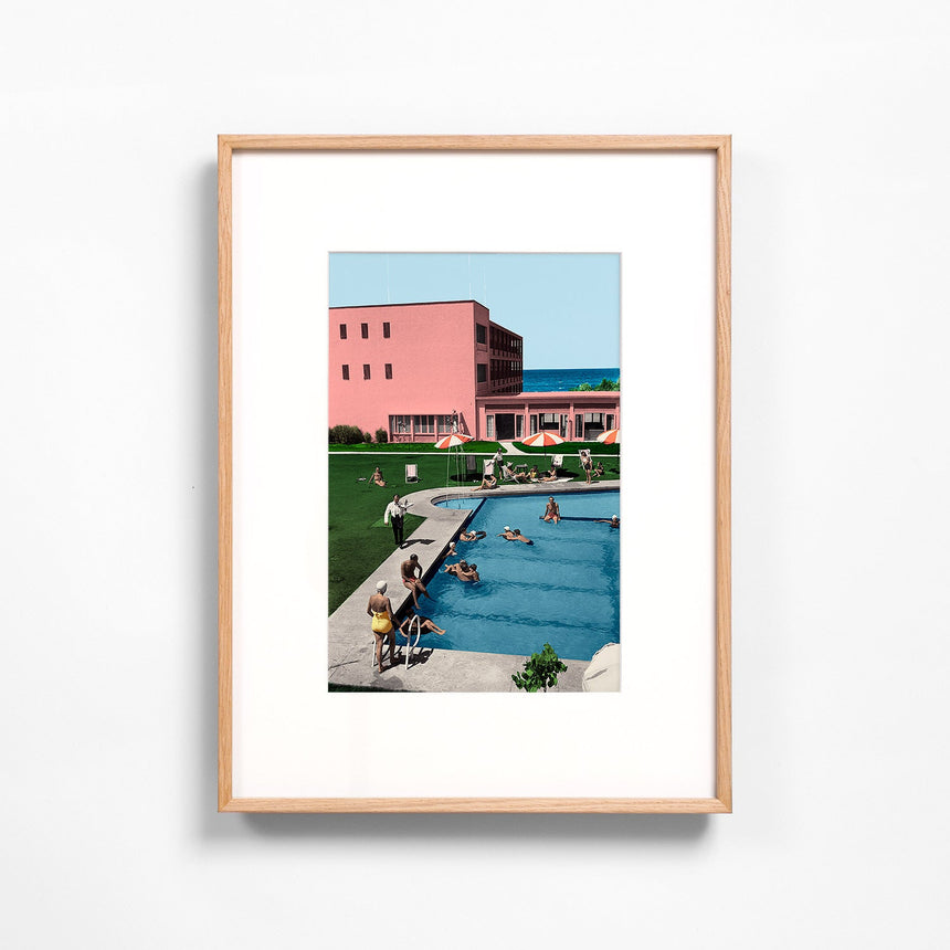 Light oak frame