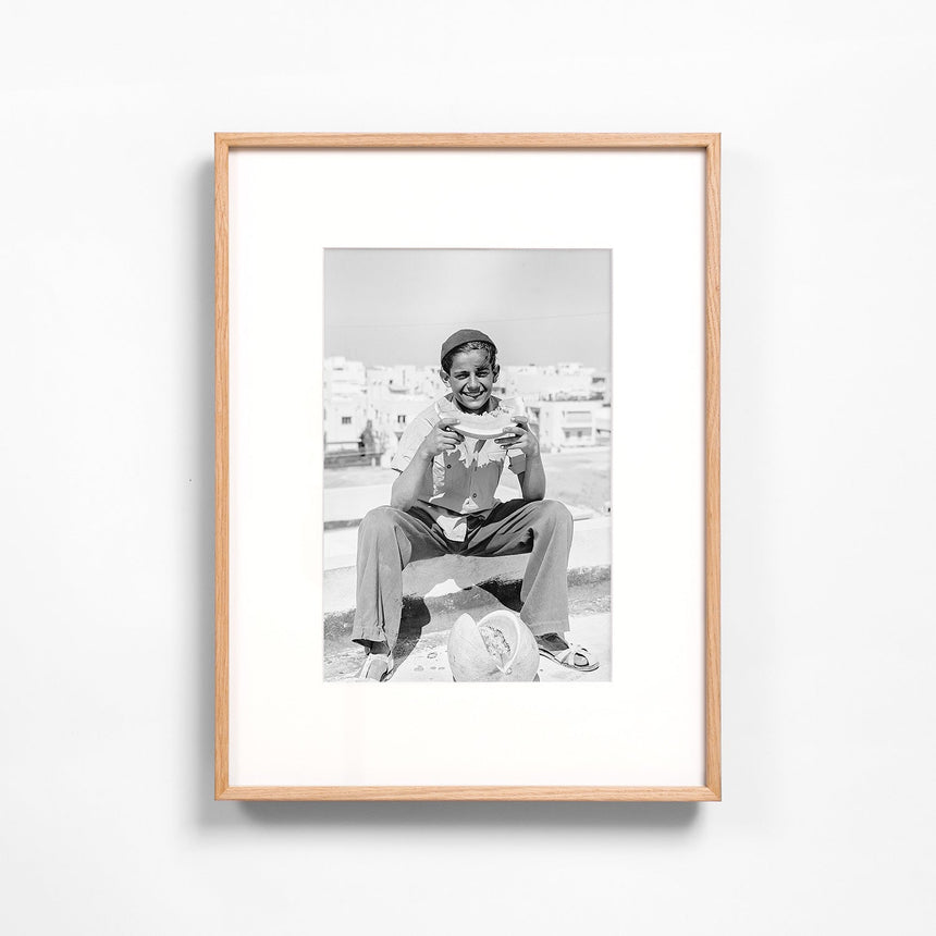 Light oak frame