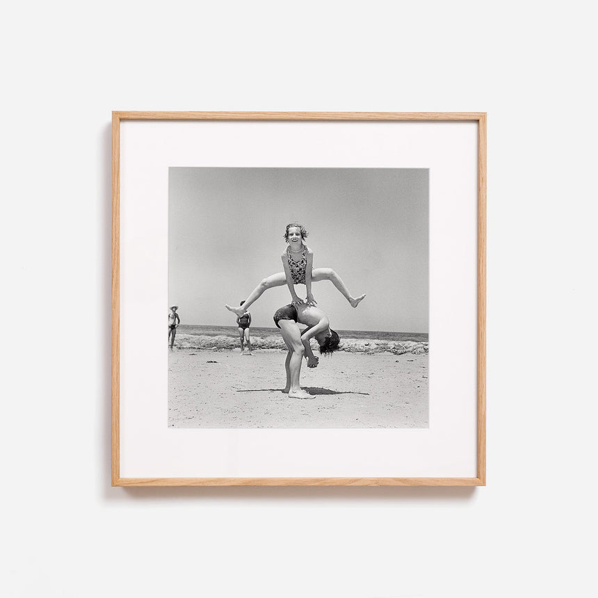 Light oak frame