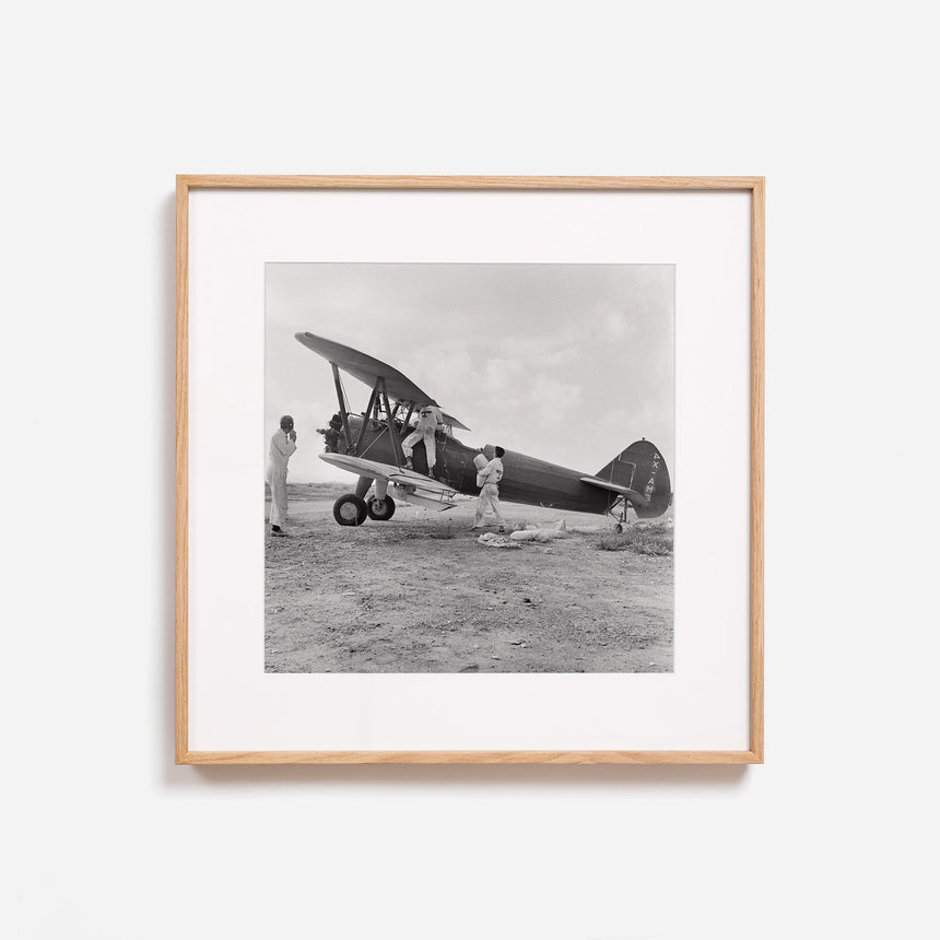 Light oak frame
