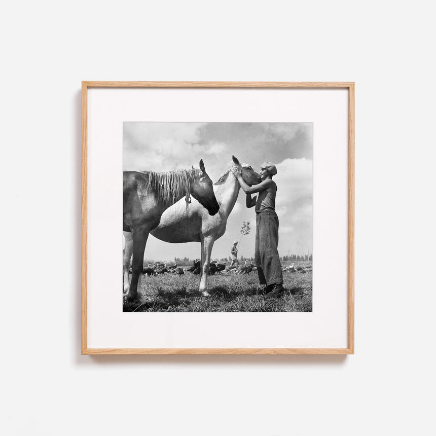 Light oak frame