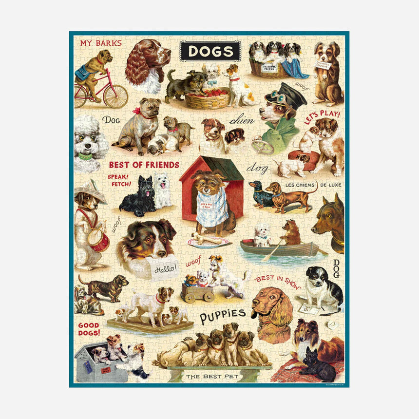 פאזל וינטג': כלבים