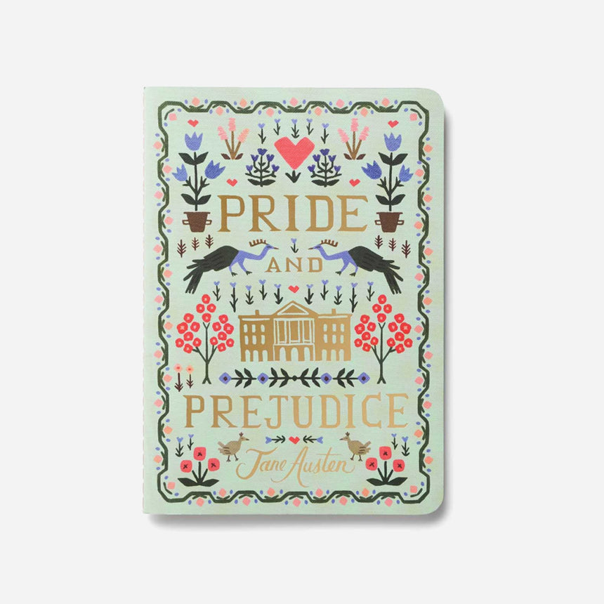 Jane Austen Notebook - GREEN