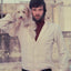 Arik Einstein and his dog