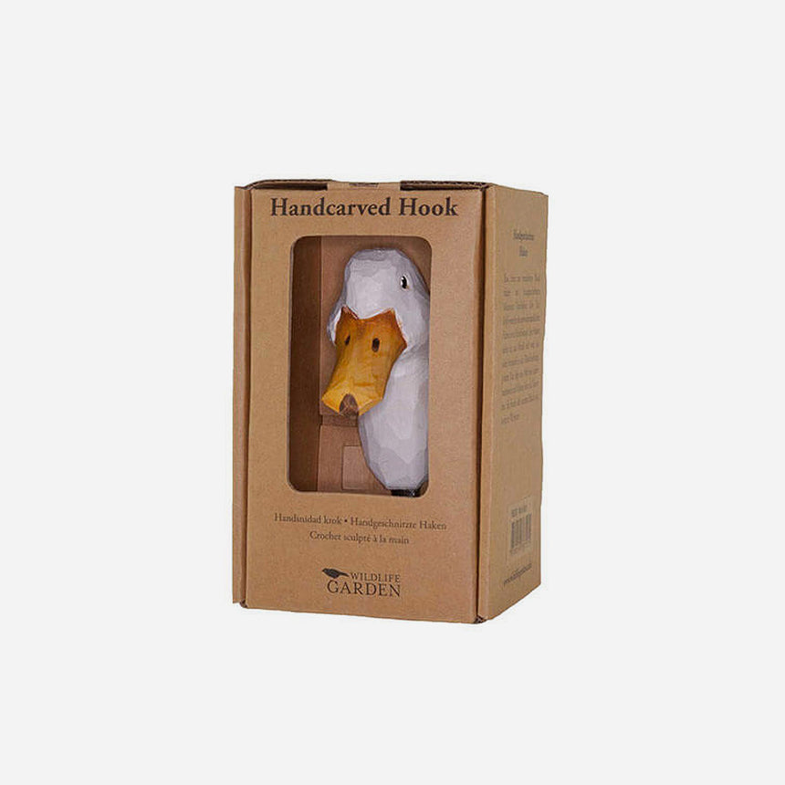 Hand Carved Duck Hook