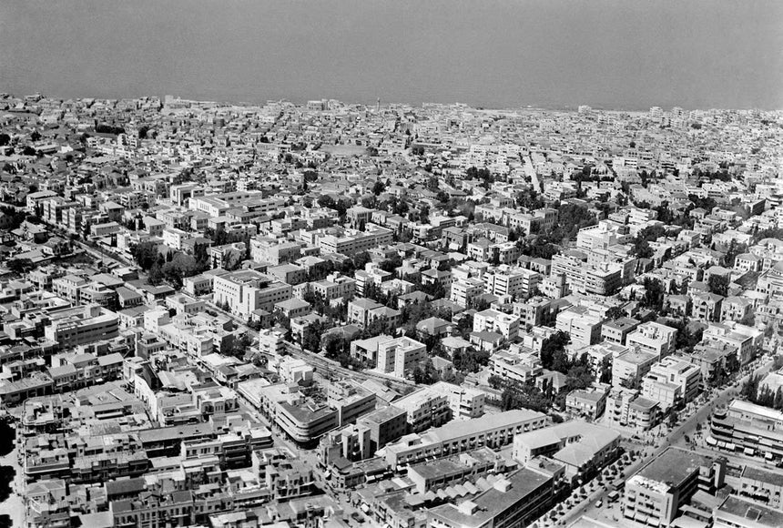 צילום אווירי של תל-אביב