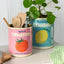 Tin Storage Set - Lemon and Tomato XL