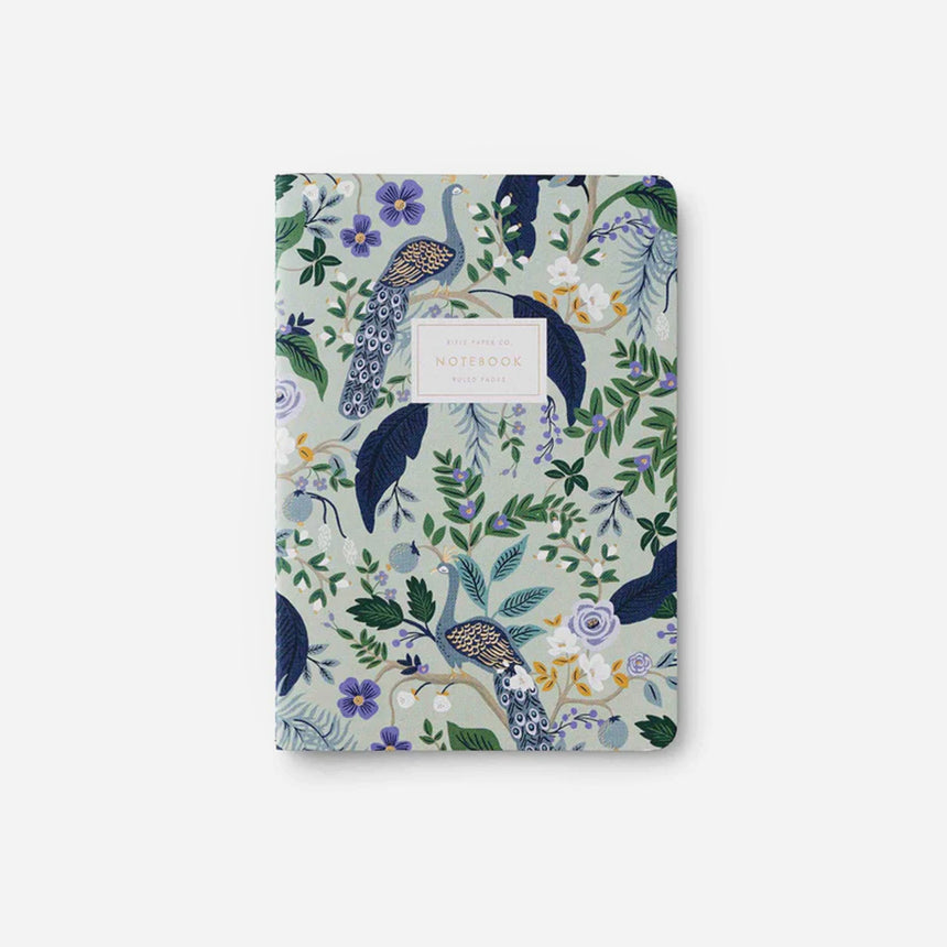 Peacock Notebook - Green