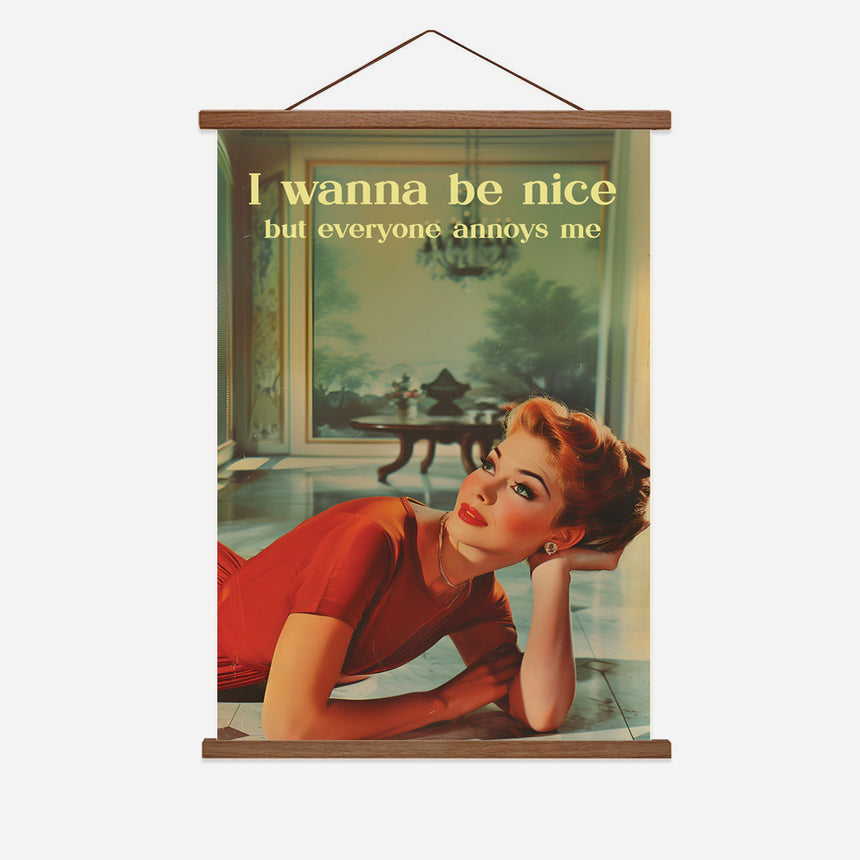 פוסטר: אני רוצה להיות נחמדה