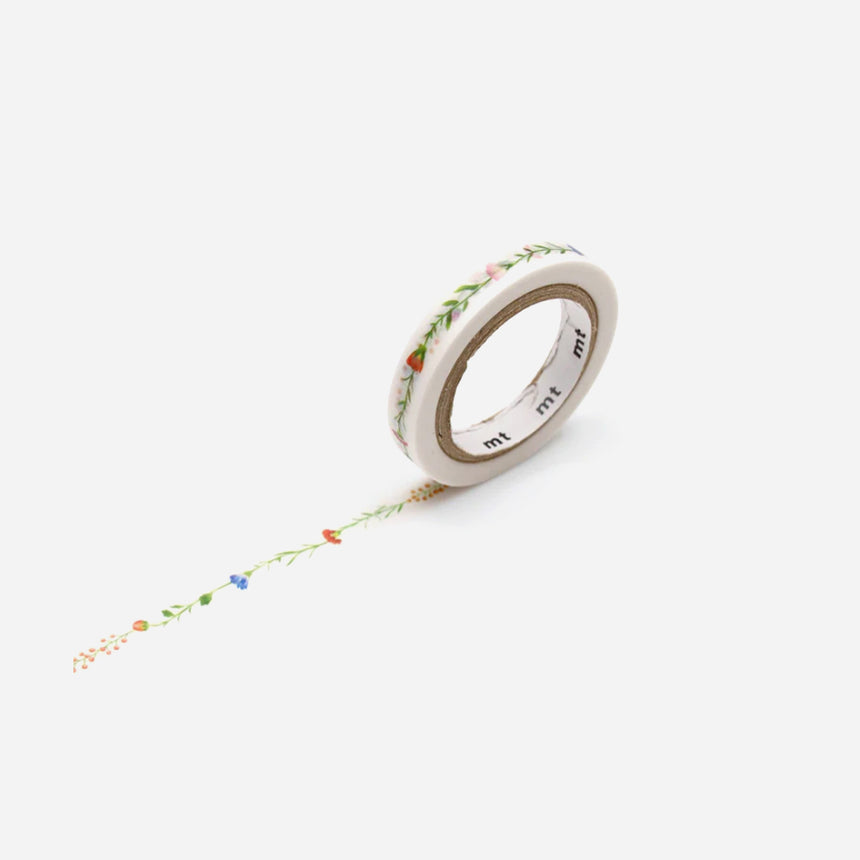 Thin Washi Tape: Flowers