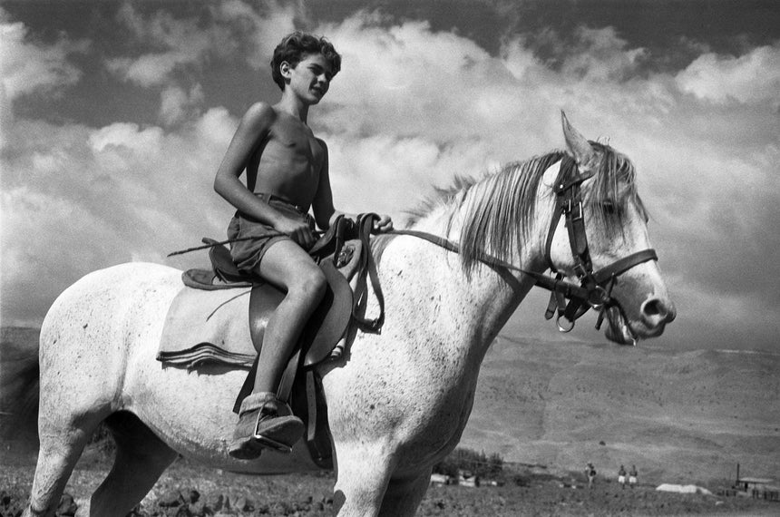 Boy on a White Horse