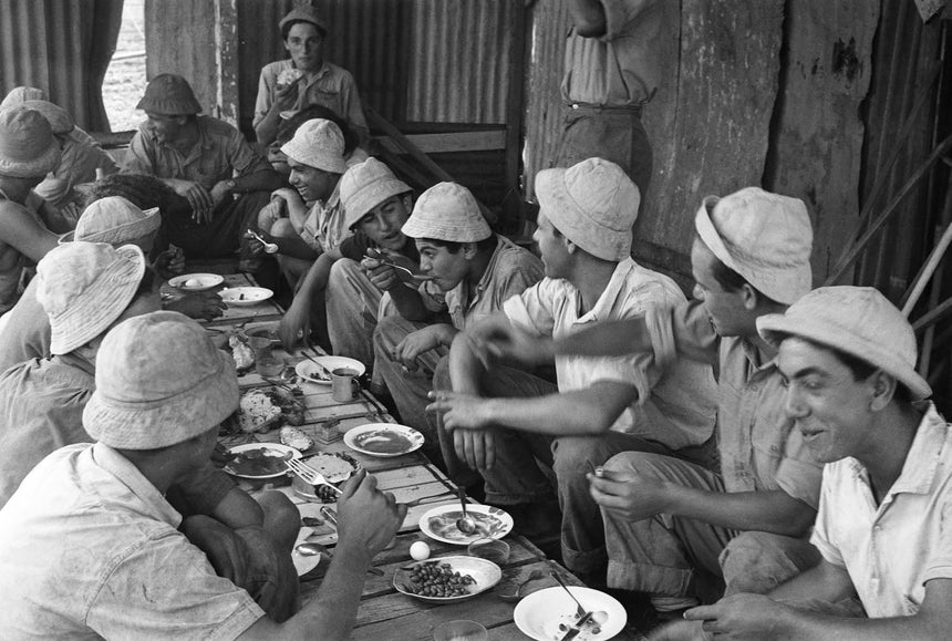 Volunteers During Lunch Break