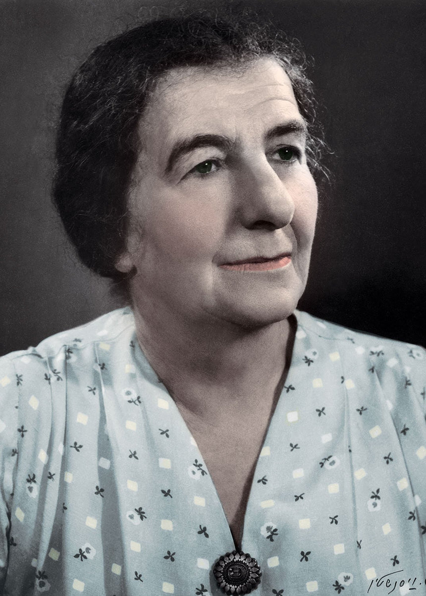 Golda Meir - Colorized