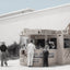 Snack Bar in Levant Fair - Colorized