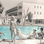 Hanging at the Pool - Colorized