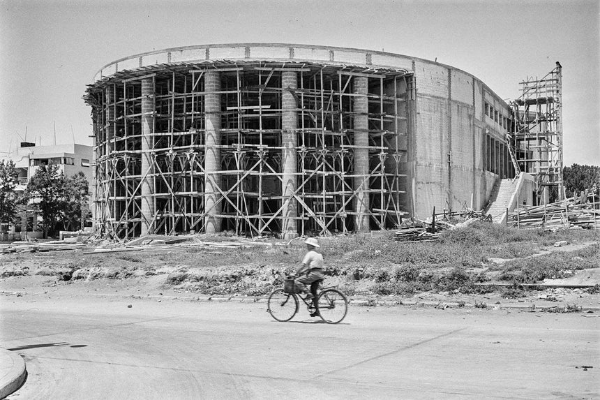 Habima Theatre Under Construction