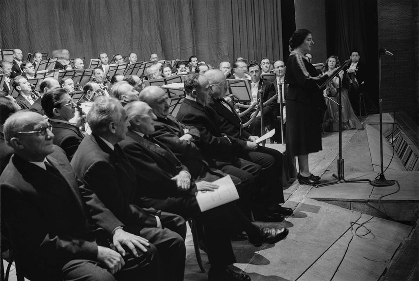 Golda Meir at Concert