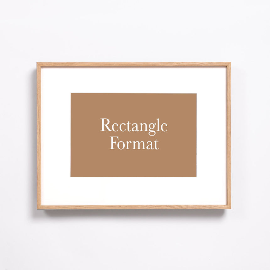 Rectangle print - over size