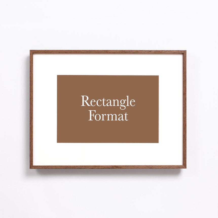 Rectangle print - over size