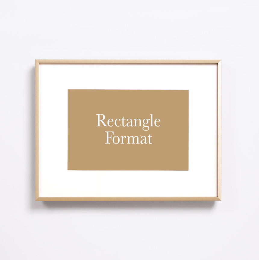 Rectangle print - over size