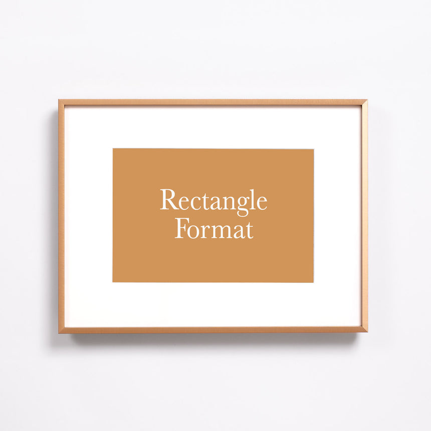 Rectangle print - over size